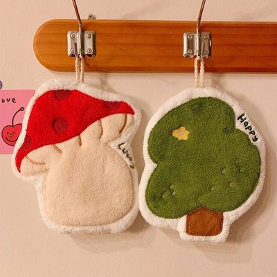 Mushroom Shaped Hand Towel Cute Towels for Hand Kitchen Towe