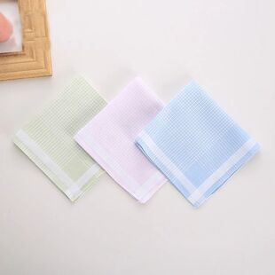 5pcs/Lot 29CM Luxury Cotton Stripe Lace Printed Women Square