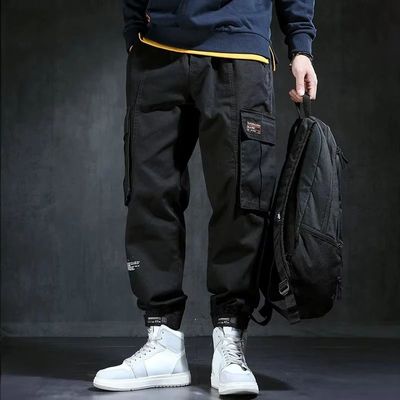 2023 Fashion Spring Autumn Sreetwear Harajuku Men's Cargo Pa