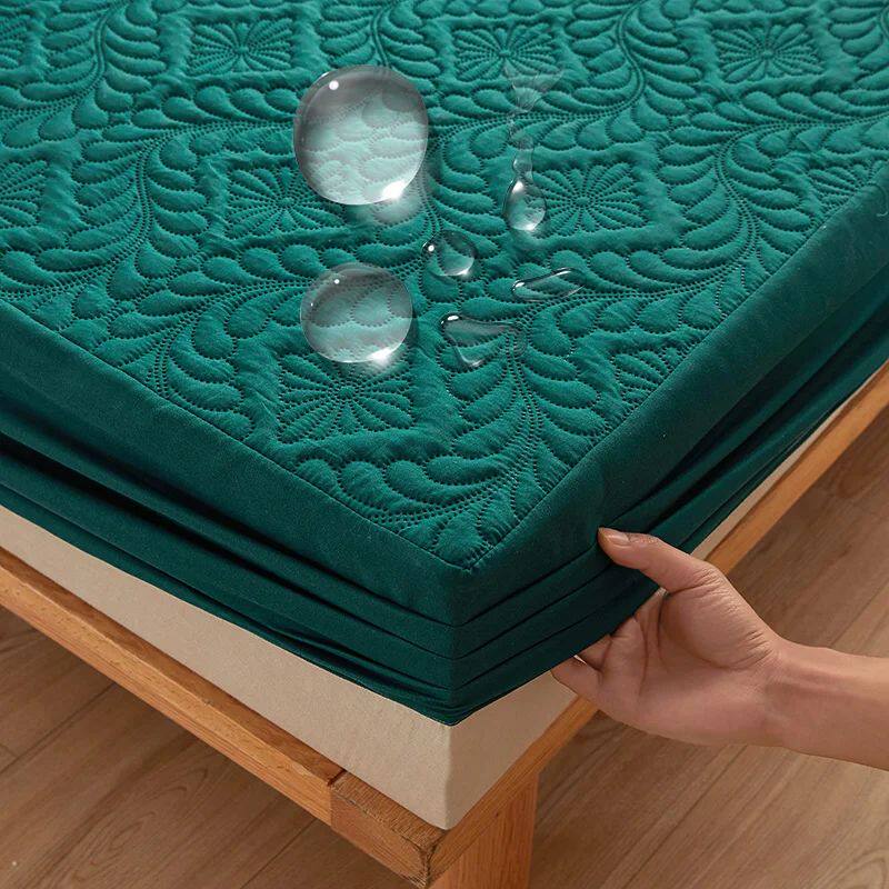 Waterproof Quilted Matress Protector Breathable Matress ver