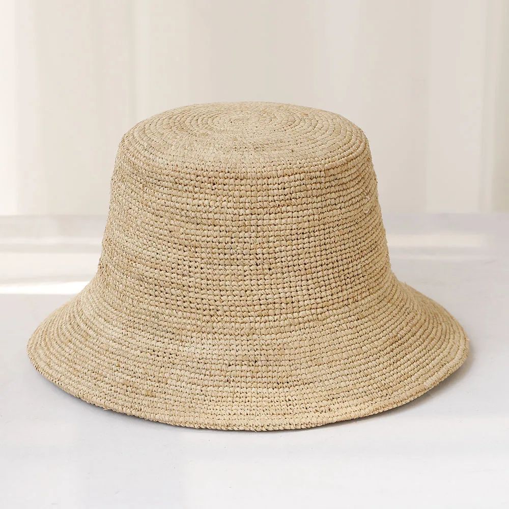 2025 summer sun hat bow 100%Raffia hat Sun visor women's sum