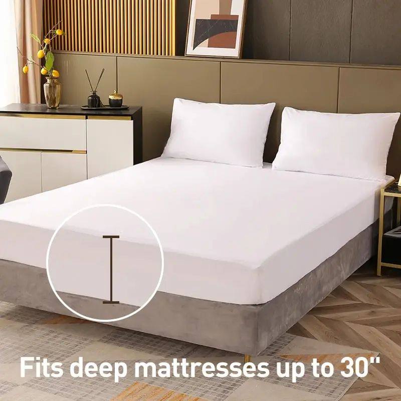 Waterproof Matress Protector, Breathable Noiseless Matress T