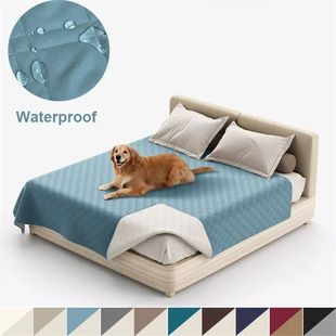 Waterproof Bedspread Pets Dog Cat Kids Urine Pad Bed Sheet v