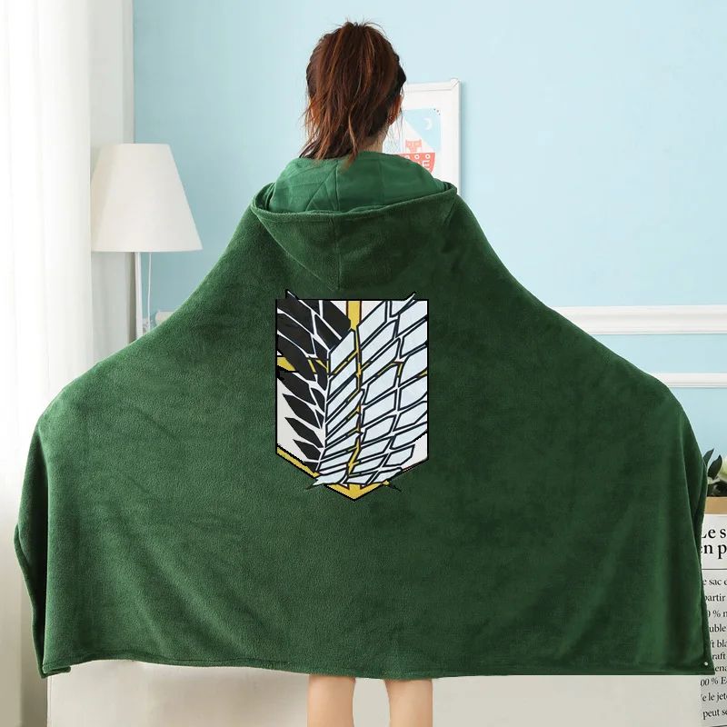Anime Titan Blanket Cloak Shingeki No Kyojin Survey Corps Cl