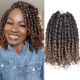 Croch Twist twisted Pre for Passion Hair Women Crochet Black