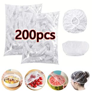 50/100/200Pcs Plastic Disposable Food ver Fresh-keeping ver