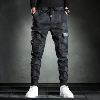 Camouflage Jogger Pants Mens Spring Autumn Pencil Harem Pant
