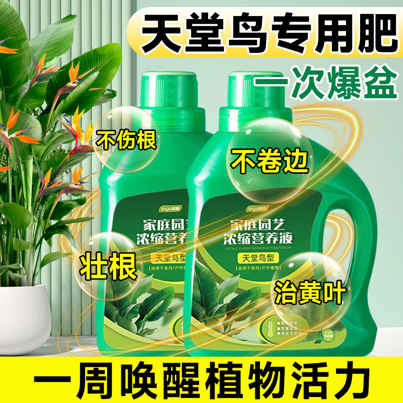 天堂鸟专用肥料绿植养护营养液花肥通用鹤望兰黄叶水培植物液体肥,鲜花速递/花卉仿真/绿植园艺,家庭园艺肥料,淘宝优惠券,粉丝福利购,淘宝优惠卷