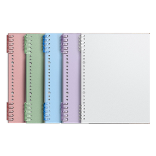 康奈尔笔记本本子活页5r高效记忆法b5方网格a4大学生考研法考公考读书学习错题分类本纸初高中生可拆卸不硌手