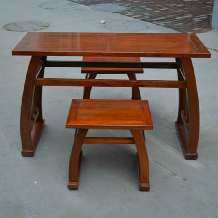 国学书法桌国学桌椅学生书法桌国学实木桌条案老榆木教师书画桌,住宅家具,书桌,淘宝优惠券,粉丝福利购,淘宝优惠卷