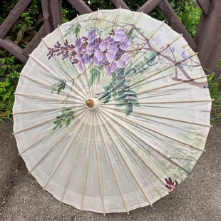 油纸伞中式女复古防雨防晒传统非遗纯手工桐油老式汉服舞蹈古风伞