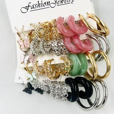 AcrylicHoopStudDangl