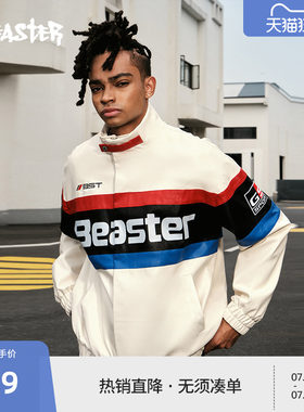 Beaster赛车精细绣花棉服
