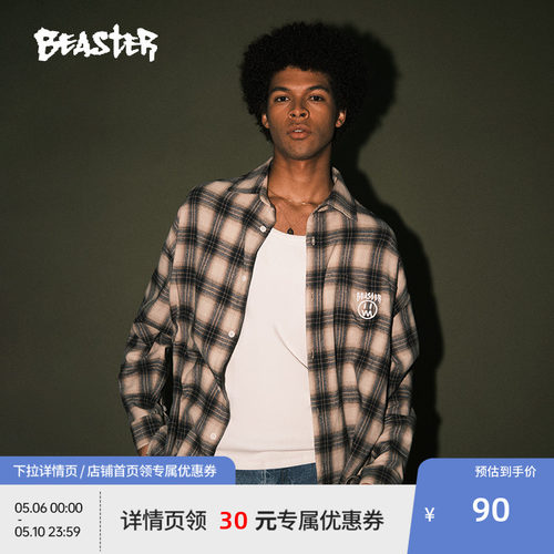 BEASTER美式休闲潮流衬衫