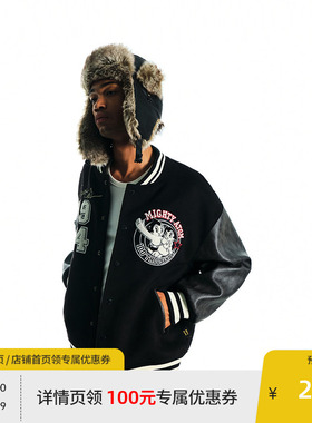 【铁臂阿童木联名】BEASTER刺绣贴片图案棒球服男休闲外套