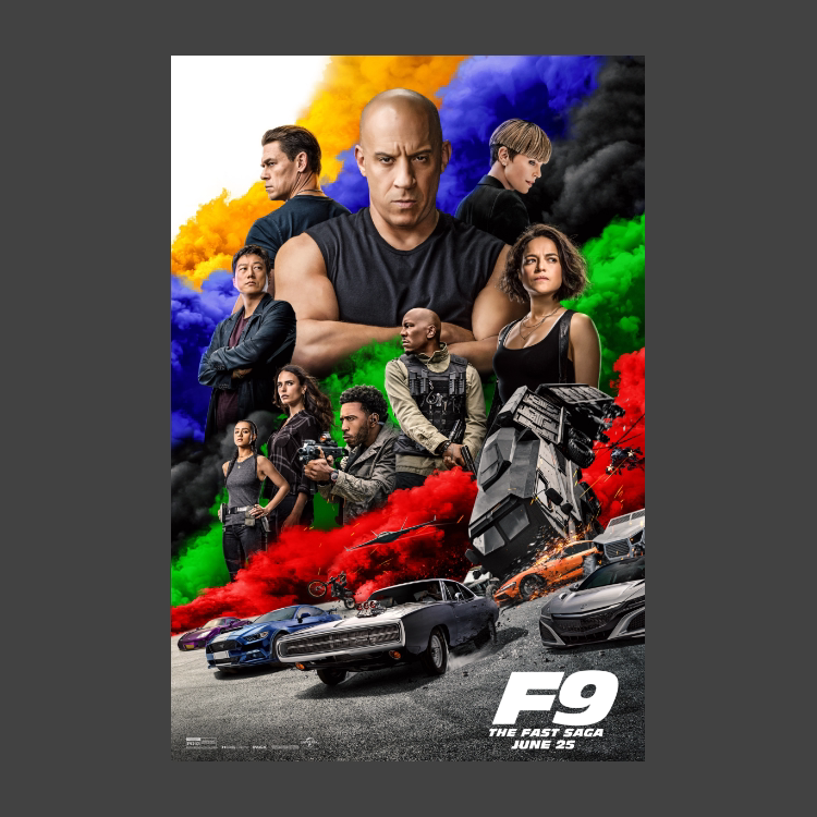 速度与激情9 电影海报定制挂画报照片墙贴纸打印周边文艺装饰画