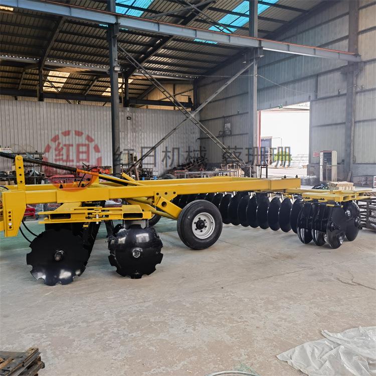 48片缺口圆盘耙.5EKM3m型圆盘耙1BZ 5.3出口48重片折翼重耙拉拖式