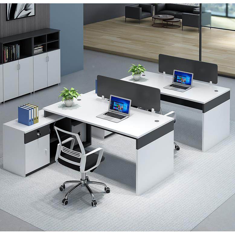 办公桌子办公室主职员电管脑桌财务单员工办人公桌椅组现合简约代