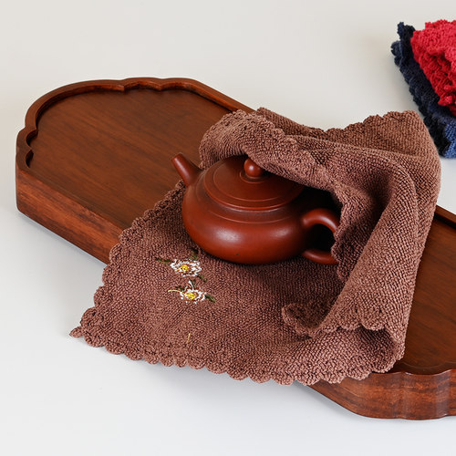 功夫茶巾茶布吸水加厚茶具毛