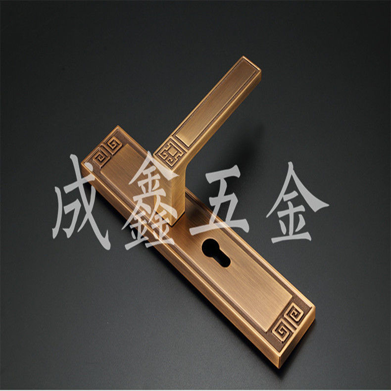 新中式套装门锁卧室锁具室内实木门房间执手小家用五金五金锁具钢