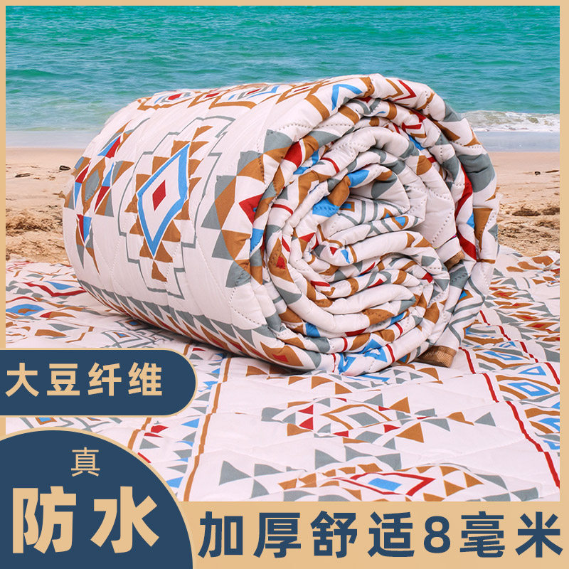 户外防水野餐垫防潮垫加厚春游可携式折叠露营郊游草坪地垫爬爬垫