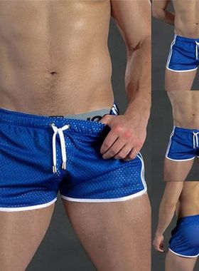 Summer en Shorts Fitness obuilding Shorts ens esh reathable