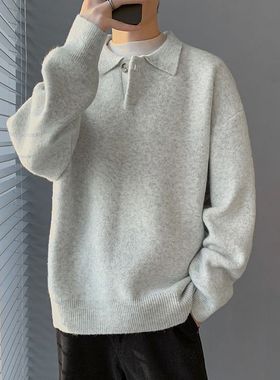 Men's Warm Casual Youth Thickened Lazy Style Men's Top llar