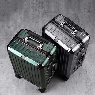 Large Silent Trolley Aluminum Case Suitcase Frame Capacity