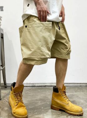 Summer orean ren ig oet Cargo Shorts en hing Japanese Sreetw