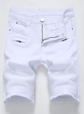 2023 Summer ew en's Denim Shorts Sreet hing rend ersonality