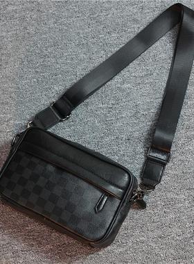 Fashionable Casual rendy Postman Shoulder Bag Plaid Small Cr