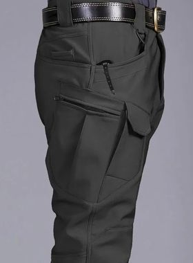 ulti-oet en's actal ants ilitary Sharkskin Softshell Autumn