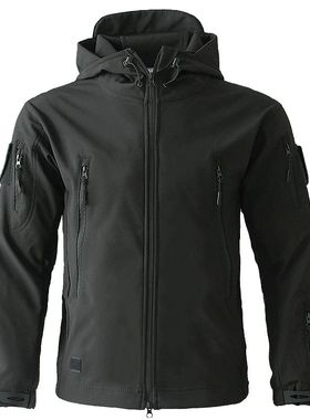 ens actal Jaet iking Shark Skin Soft  hes Windbreaker Flight