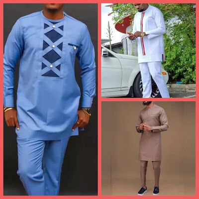 ew men's two-piece suit im-fit  dress Social suit en's  -shi