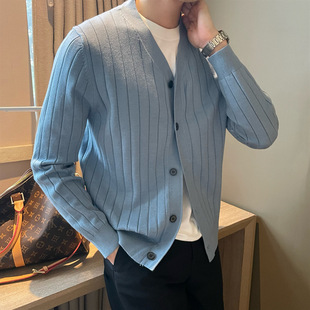 lor Casua Men Business Thin Youth Solid rendy Sweater 2025