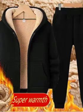 en's Casual rasuit Sets en La Cashmere Winter Wool ooded Swe