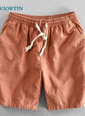 en Summer Cotton Linen Shorts Japan  Color each oliday ome a