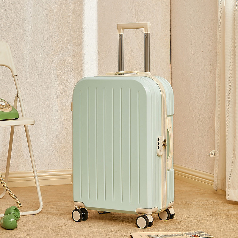 Female Double Luggage Suitcase 2024 Large Capacity Trolley C