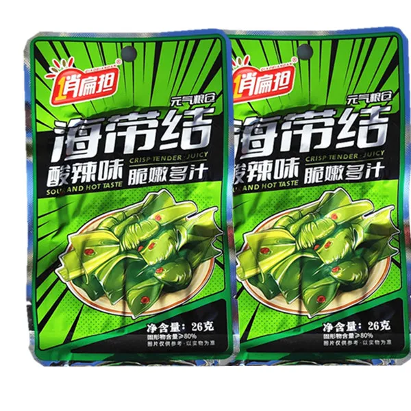 【抢⑥】俏扁担酸辣味海带结元气粮仓新品小包装小吃宿舍解馋