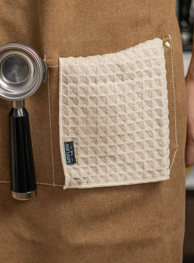 AIRFLOW气流咖啡 吧台方巾毛巾咖啡机奶茶店抹布吸水不掉毛清洁布