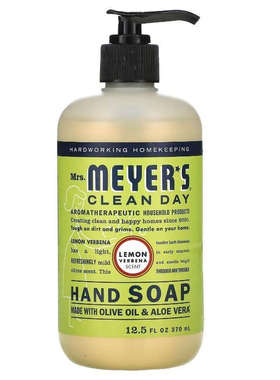 进口版Mrs. MEYER'S洗手液柠檬马鞭草味370毫升温和配方洁净双手