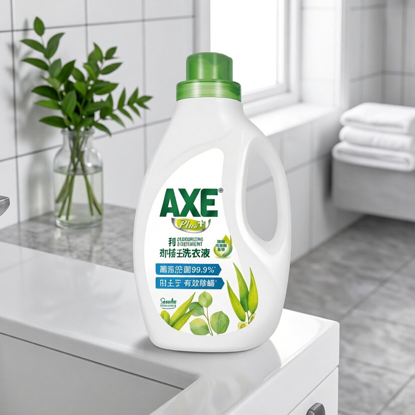 进口版AXEPlus除菌洗衣液澳洲尤加利精华99.9%除菌有效除螨版