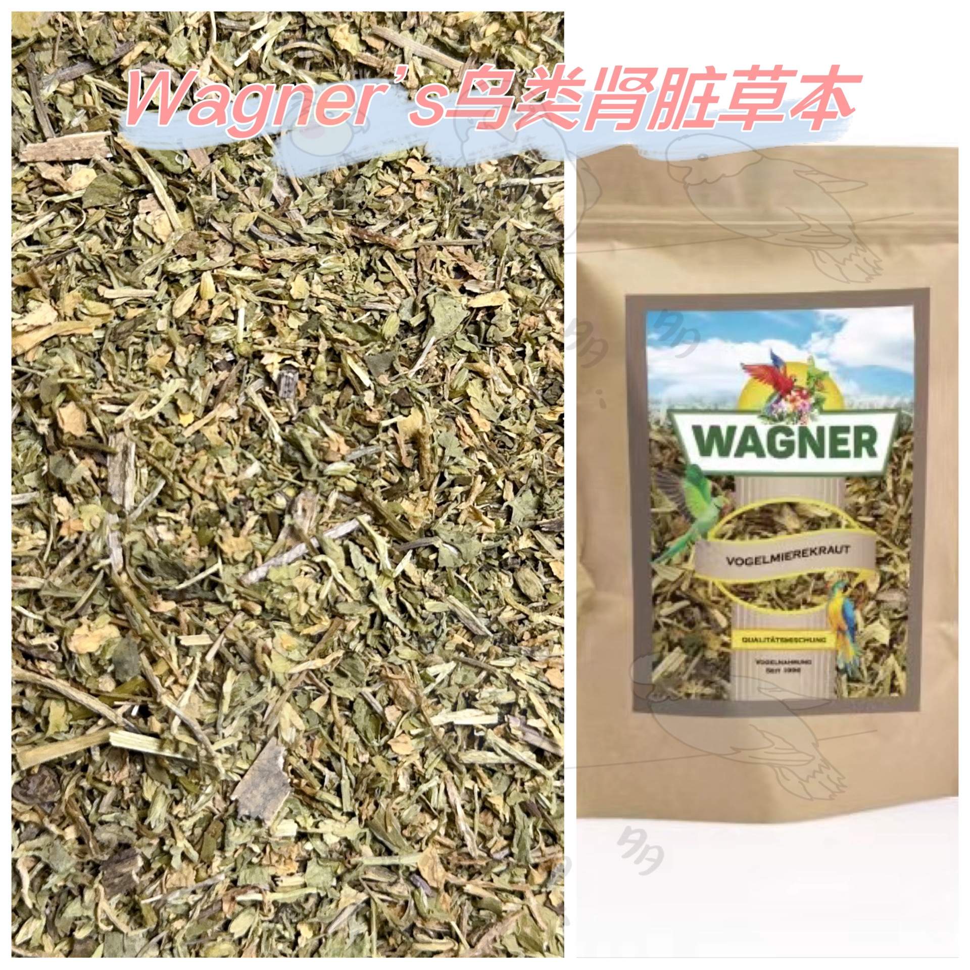 【鹦鹉营养】德国Wagner’s鸟类肾脏草本补给