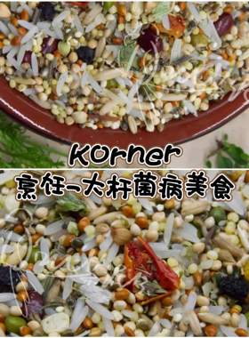 【鹦鹉烹饪】Korner烹饪-大杆菌病美食 纤维高肠道耐受好等