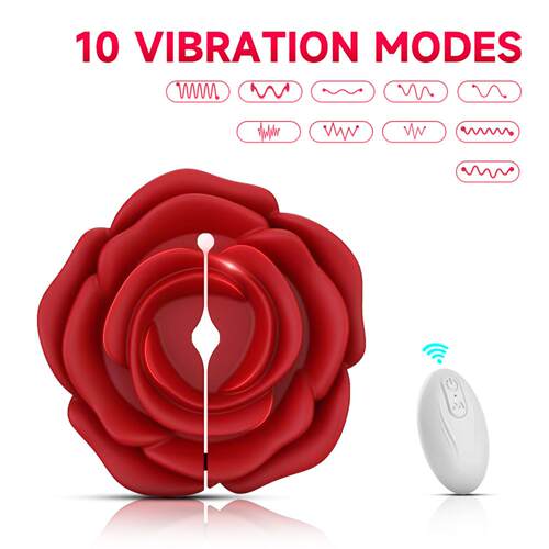 CRose breast clip vibration remote control nipple room massa
