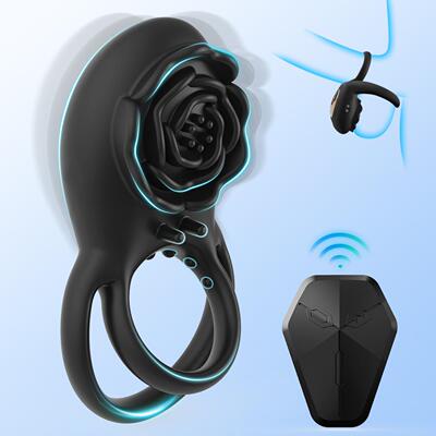 CRose Vibrating Delay Ring, -Frequency Wireless Remote Contr