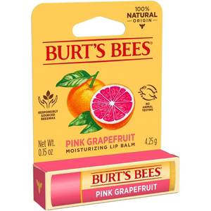 进口BURTS BEES 葡萄柚皇牌润唇膏4.25G100%天然成分精华滋养双唇