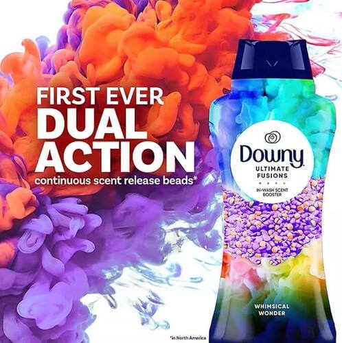 Downy 美国清新洗衣用芳香粒衣物护理香珠柔贵香薰粒694g持久留香