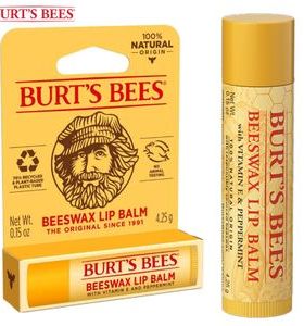 BURTS BEES蜜蜡皇牌润唇膏100%天然成分清凉薄荷感4.25g滋润保湿