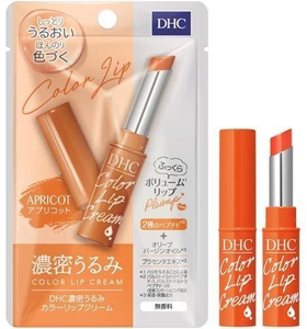 DHC浓密润色有色润唇膏红色1.5克红润颜色光泽免受干燥嘴唇丰满